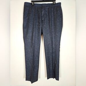 Mens Banana Republic factory tailored slim fit pant blue indigo sz35/30 office